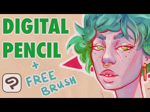 Imitate Pencil with Clip Studio Paint - Vlog