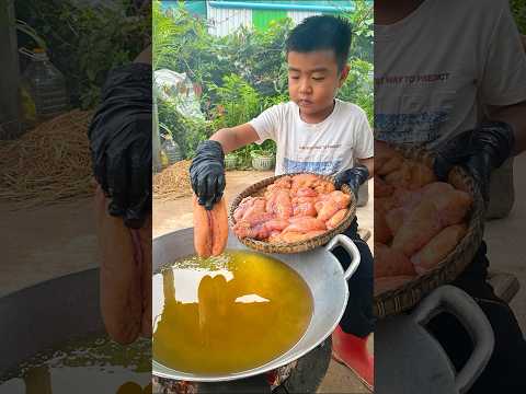 Yummy fish egg cooking 🧑🏿‍🍳