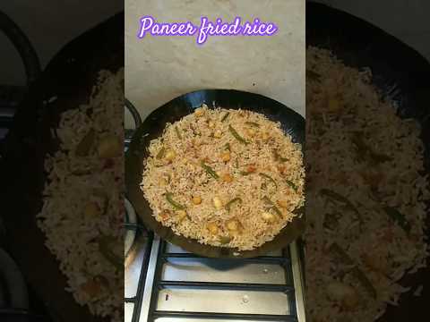 పన్నీర్ ఫ్రైడ్ రైస్ paneer fried rice#food#paneer#friedrice