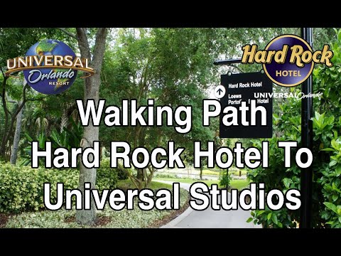 Walking Path Universal To Hard Rock Hotel