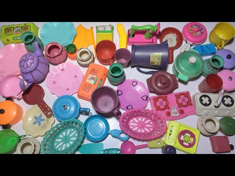 4 Minutes Satisfying with Unboxing Hello Kitty Miniature Kitchen Set Toys Collection Review ASMR