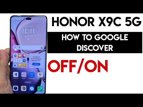 Honor x9c How to Google discover OFF/ON #honorx9c