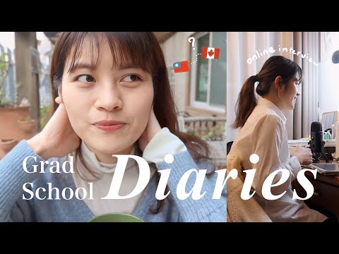 Graduate Diaries 🎓 Heading to Canada for my Second Master's? Online Interviews & Admission Results✉️