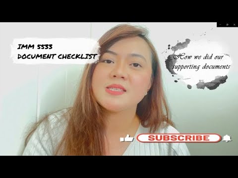 IMM 5533 Document Checklist | DIY | Online Spousal Sponsorship application | 2022