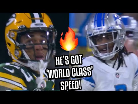 Jameson Williams Vs Jaire Alexander 🔥 GAME BREAKING SPEED! (WR Vs CB) Packers Vs Lions