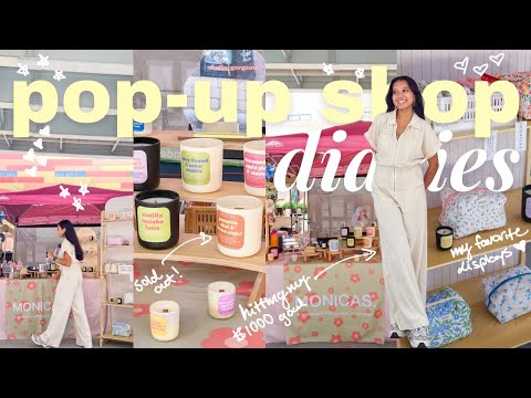 let's make $1000 at a craft fair💸 // how I setup my booth, talking to customers, small business vlog