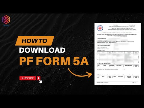 How to Download PF Form 5a and Allotment Letter | #PFform5a @StatutorySolution