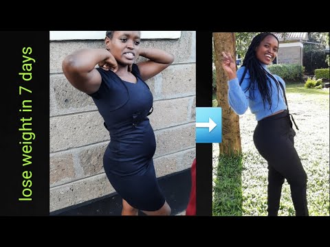 Drink this twice a day for 7 days only. How to lose weight without doing exercise // Lose belly fat