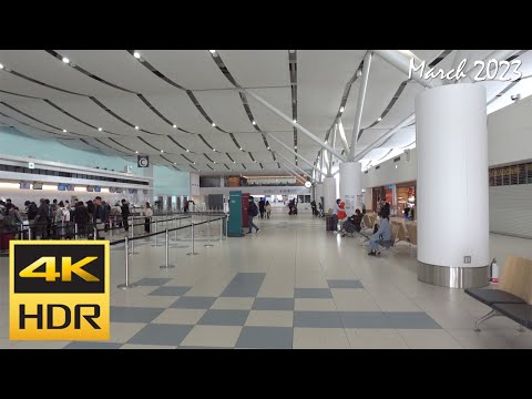 [4K HDR] 新千歳空港 国際線を散策 / Strolling around New Chitose Airport International Terminal (Hokkaido,Japan)