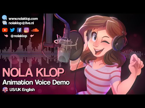 Nola Klop - Animation Voice Demo (US/UK English)