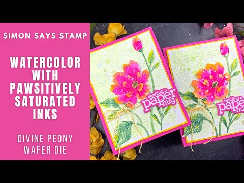 EASY Watercolor Peonies | Simon Says Stamp