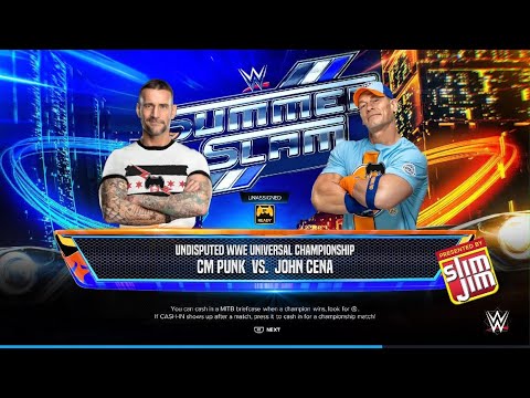 John Cena vs Cm Punk at Summerslam