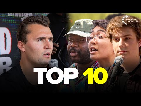 TOP 10 Times Charlie Kirk DOMINATED DEBATES in 2024 👀🔥