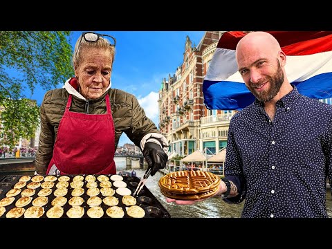 Amsterdam's Biggest Market!! Albert Cuyp Market Food Tour in The Netherlands!!