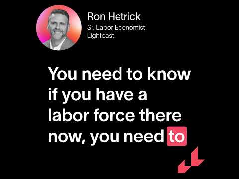 Ron Hetrick Talks Global Workforce Estimates in Lightcast Talent Analyst