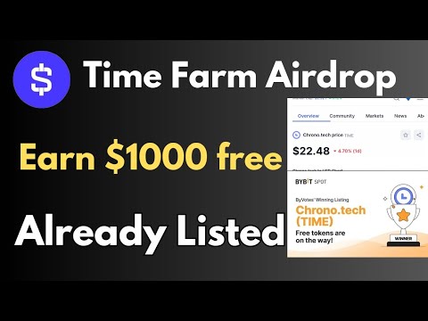 Time farming airdrop | farm $second token for free | crypto airdrop