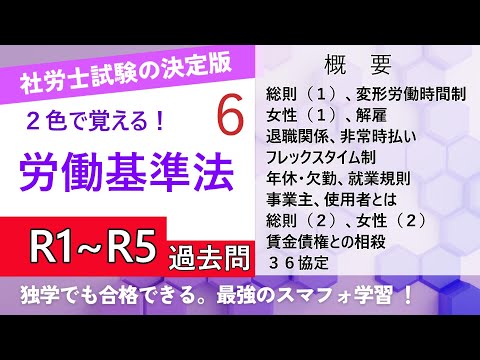 【みんなが知りたかった！】最近の傾向は、女性、解雇、36協定、出題率高め！