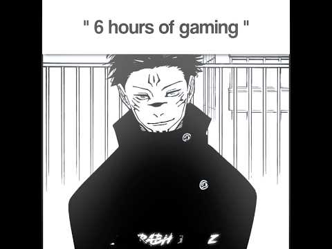 6 Hours Of Studying ❌ 6 Housr Of Gaming ⭕️ [ Jujutsu Kaisen, Sukuna ] Manga Edit