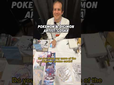 Pokemon Card Artist Gosha at Legends Expo