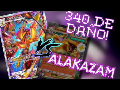 Alakazam DESTROZA a Charizar EX| 340 de DAÑO| 🥄