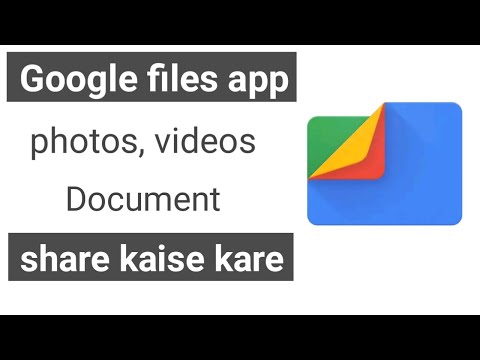 How to share photos, videos from google files app