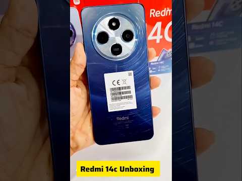 Redmi 14c Unboxing Beautiful Look New Design #kashitack #smartphone #viralvideo