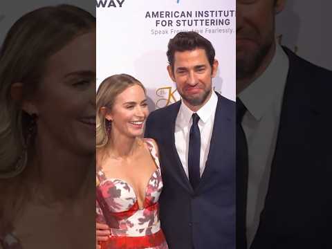 Emily Blunt CAN'T stop laughing with her husband of 14 years, John Krasinski | HELLO!