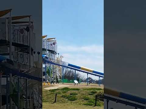 Outdoor Playground for Children with Long Slides 🤩🤩 #playground #shortvideo #shorts