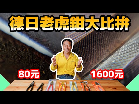 貴的老虎鉗真的比較好？1800元對決80元老虎鉗品質居然差這麼多！【水電爸爸】