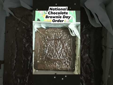 National Chocolate Brownie Day #browniedelights #viralvideo #viralpost  #brownie