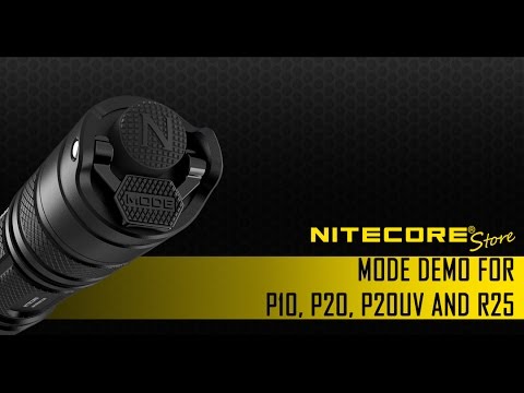 Nitecore Mode Setting Demo for P10, P20, P20UV and R25