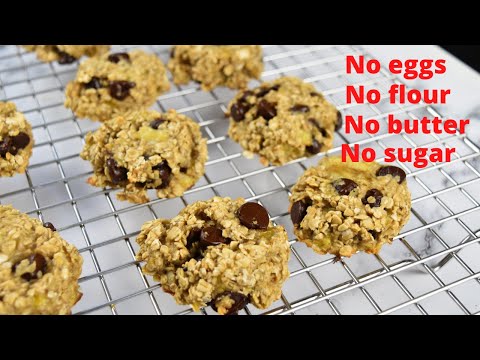 3-INGREDIENT BANANA OATMEAL BREAKFAST COOKIES#SHORTS