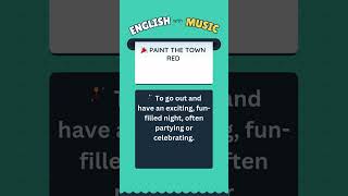 🎉 Paint the town red | English with music 🎶 #apt #rose #english