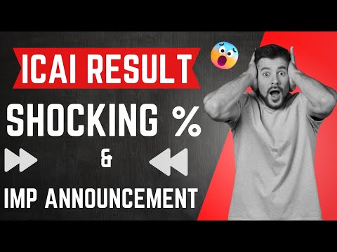 |ICAI Result Shocking % And Important Announcement For CA Inter & Final Students|