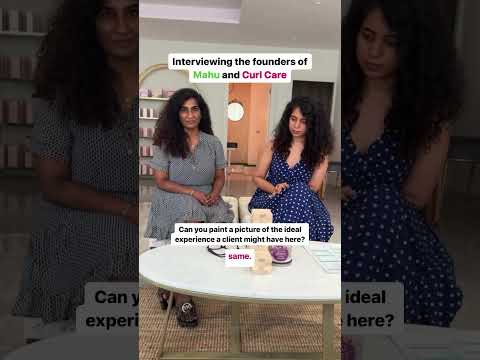 Founders of Curl Care and Mahu Skincare talk about their salon launch in Hyderabad !!