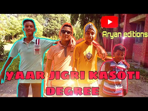 | 👬YAAR JIGRI KASOOTI DEGREE📚📖 | REMAKE VIDEO | ARYAN EDITIONS |