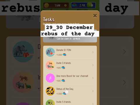 30 December zoo rebus of the day #zoorebusriddle #zooairdrop #zoocode