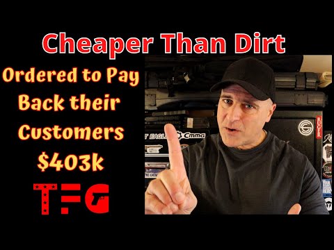 Cheaper Than Dirt Ordered to Pay Back $403K - TheFirearmGuy