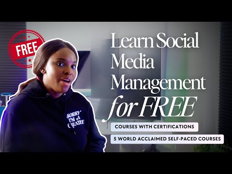 5 FREE Social Media Marketing Courses | Beginner Social Media Manager