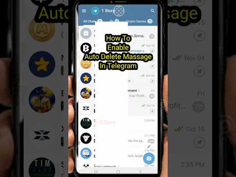 How To Enable Auto DELETE Messages in Telegram (Step By Step) #shorts #telegram