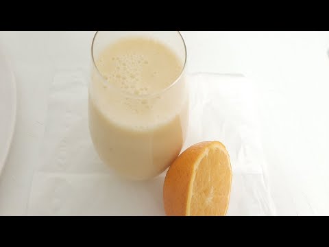 Ma recette du smoothie banane-orange: 2min pour la faire!!!