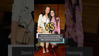 Demi Moore VS Emma Heming: three comparisons prove that Bruce Willis made the wrong choice.