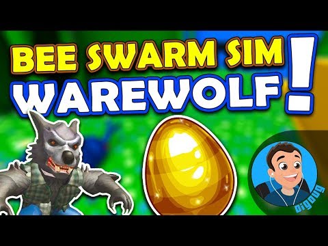 Here's how I beat the warewolf in Roblox Bee Swarm Simulator with my kiddo!