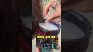 Keratin hair mask, deep repair hair forks and damage