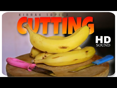 Different Style Of Banana Cutting ASMR Video For Stress Relief