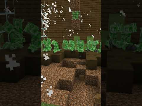 クリーパーパニックハウスの作り方　統合版【Minecraft】