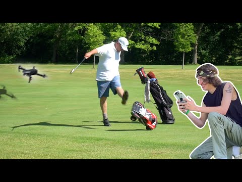 Pissing Off Golfers With Drone & RC Car!