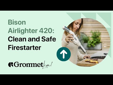 Effortlessly Light Fires with the Bison Airlighter 420 | Grommet Live