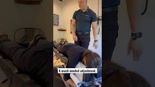 ASMR adjustment💪🏼 #chiropracticlifestyle #naturalhealth #chiropratic