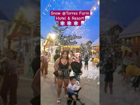 #TorresFarmAndResort #snow #christmasvillage #NaicCavite #travel #FamilyAdventure  #sundayfunday